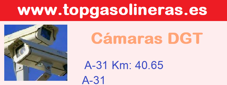 Incidencias Carretera A-31 