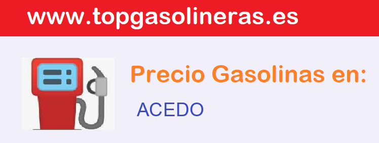 Gasolineras en  acedo