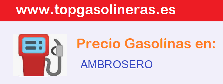 Gasolineras en  ambrosero