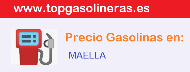 Gasolineras en  maella